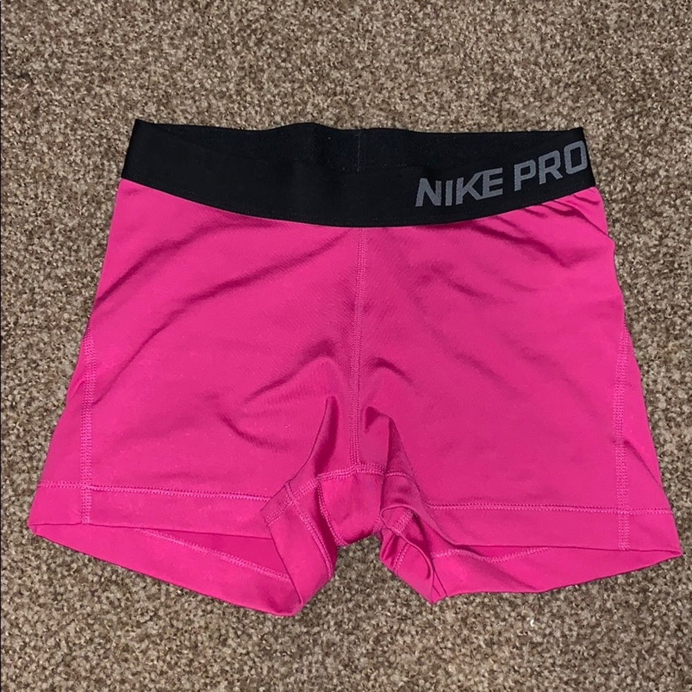 pink nike pros